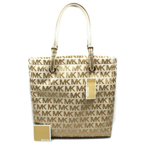 michael kors signature bag ebay|Michael Kors signature logo handbags.